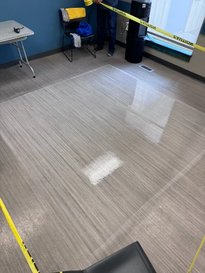 school hallway · before