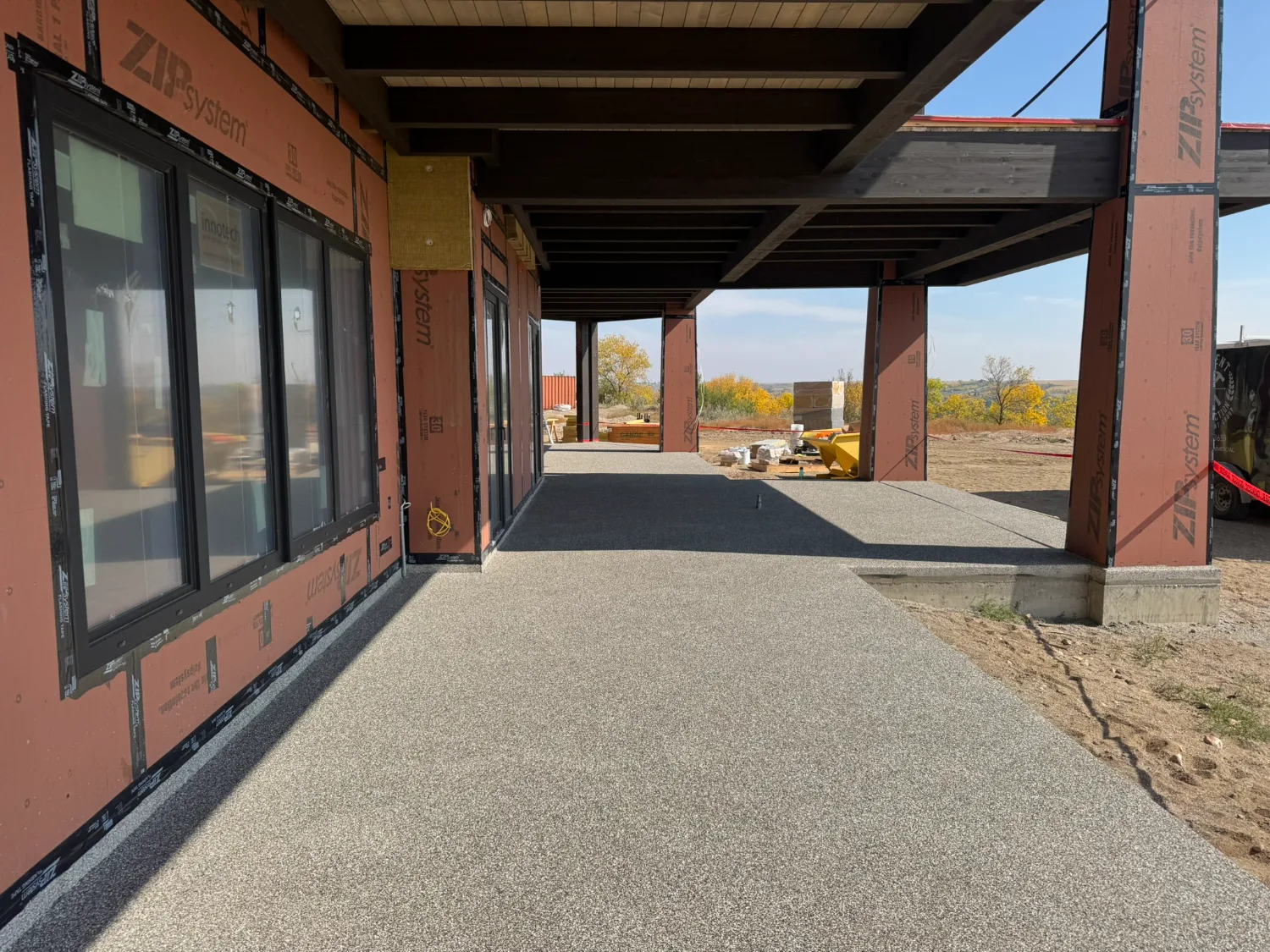 covered patio · flexstone